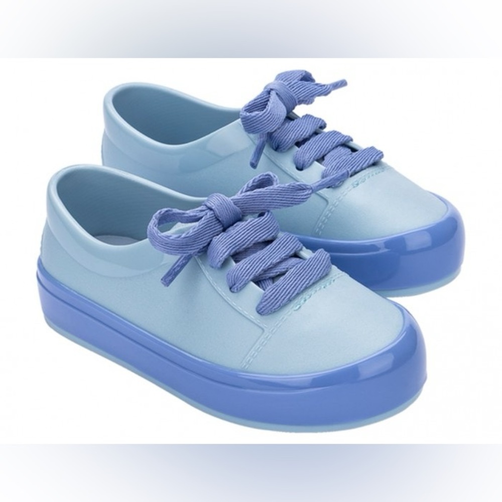 Mini Melissa Street Blue Sneakers Size 10